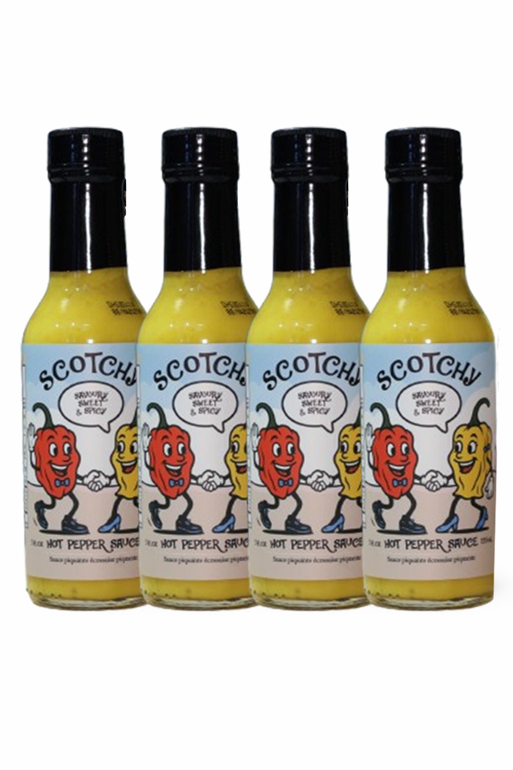 Scotchy Hot Pepper Sauce 4 Bottles